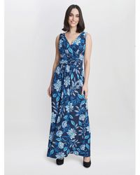 Gina Bacconi - Heather Jersey Wrap Dress - Lyst