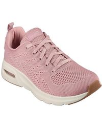 Skechers - Engineered Mesh Lace-up W Air-cool Low-top Trainers - Lyst