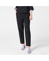 Biba - Side Stripe Trousers - Lyst