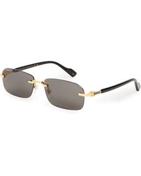Gucci - Gg1221S Rimless Rectangular Sunglasses - Lyst
