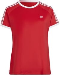 adidas Originals - Slim 3 Stripes T-Shirt - Lyst