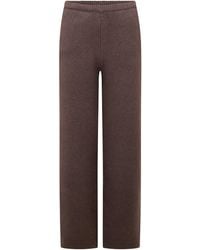The Couture Club - Emblem Knit Trousers - Lyst