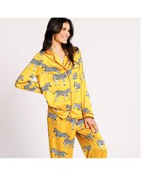 Chelsea Peers - Satin Button Up Pyjama Set - Lyst