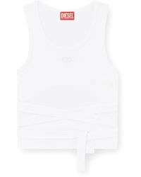 DIESEL - Strappy Crop Top - Lyst