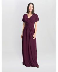 Gina Bacconi - Elena Jersey Maxi A-Line Dress - Lyst