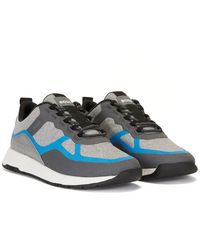 BOSS - Titanium Runn Lyme 10242125 01 Low-Top Trainers - Lyst