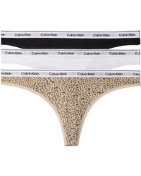 Calvin Klein - 3 Pack Thongs - Lyst