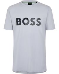 BOSS - Tee Tape Logo 10269604 01 - Lyst