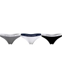 Tommy Hilfiger - Tommy Bodywear 3 Pack Thong Briefs - Lyst