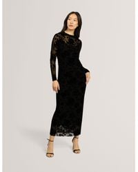 Ted Baker - Ted Mesh Midi Dress Ld64 - Lyst