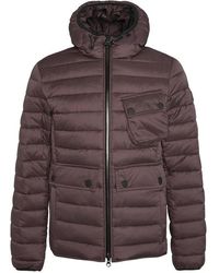 Barbour - Racer Ouston Hooded Quilted Jacket - Lyst