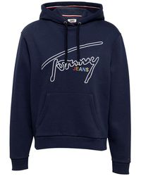 Tommy Hilfiger Signature Oth Hoodie - Blue