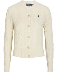 Polo Ralph Lauren - Cable Knit Cardigan - Lyst