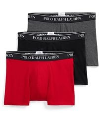 Polo Ralph Lauren - 3-Pack Cotton Trunks - Lyst