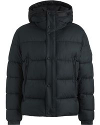 BOSS - Omaris Water-Repellent Hooded Long Sleeve Short Puffer Jacket - Lyst