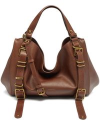 DIESEL - Knot-D Tophandle M Leather Top-Handle Bag - Lyst