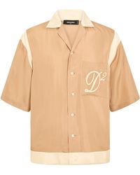 DSquared² - Dsq Short Sleeve Bowling Shirt - Lyst