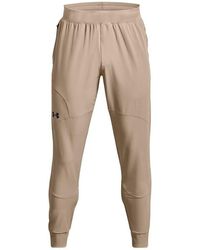 Under Armour - S Unstoppable Jogging Pants Brown Xxl - Lyst