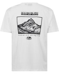 Napapijri - Graphic T-shirt - Lyst