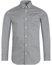 Eden Park - Dark Khaki Pima Cotton Shirt - Lyst