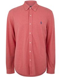Polo Ralph Lauren - Slim Fit Button-Down Plain Shirt - Lyst