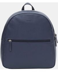 Firetrap - Leather Zip Backpack - Lyst