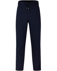 BOSS - Straight Leg Trousers - Lyst