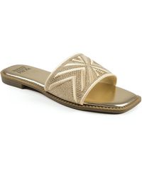 Where's That From - Blossom Flat Sandals - Lyst