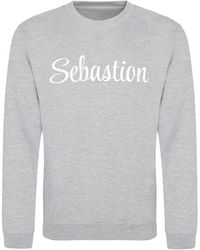 AWD - Adults Cotton Long Sleeve Crew Sweatshirt - Lyst