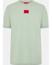 HUGO - Diragolino Contemporary T-Shirt With Logo Detail - Lyst