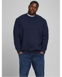 Jack & Jones - Plus Size Crew Sweater - Lyst