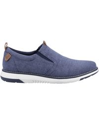 Hush Puppies - Benny Canvas Slip-On Low-Top Trainers - Lyst