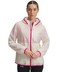 Under Armour - Launch Trail Jacket Kona Sierra Taupe Reflective - Lyst