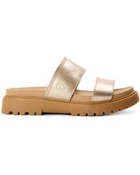 Timberland - Clairemont Way Metallic Slide Sandals - Lyst