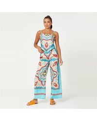 Be You - Scarf Print Cami And Trouser Co-ord Set - Lyst