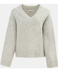 Miso - V Neck Knit Jumper - Lyst