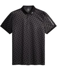 J.Lindeberg - Tech Print Short Sleeve Performance Polo Shirt - Lyst