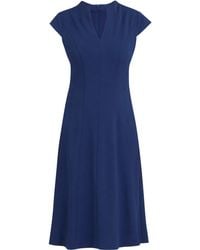Gina Bacconi - Maxene Fit And Flare Midi Dress - Lyst