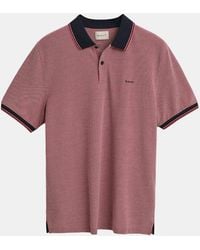 GANT - 4-Colour Short Sleeved Oxford Pique Polo Shirt - Lyst