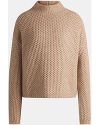 HUGO - Safineynny Fitted Crew-Neck Knitted Top - Lyst