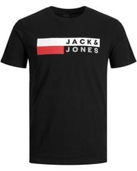 Jack & Jones - Jack Short Sleeve Logo T-Shirt Plus Size - Lyst