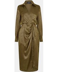 AX Paris - And Wrap Shirt Midi Dress - Lyst