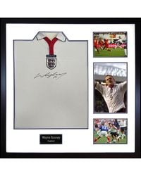 The Fan Cave - Wayne Rooney Signed England Shirt Elite Frame - Lyst