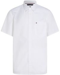 Tommy Hilfiger - Seersucker Short-Sleeve Plain Shirt - Lyst