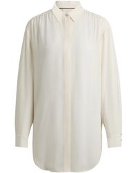 BOSS - Benika Relaxed Fit Blouse - Lyst