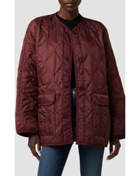 Hudson Jeans - Oversized Quilted Jacket - Lyst
