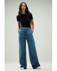 Hudson Jeans - Jodie Loose Fit Wide Leg Trouser Jean - Lyst
