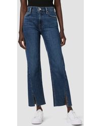 Hudson Jeans - Remi High-rise Straight Ankle Forward Seam Petite Jean W/ Slit Hem - Lyst