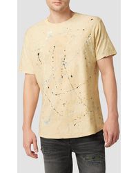 Hudson Jeans Anderson Reversed Elongated Tee - Natural