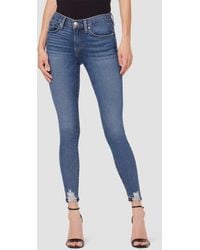 Hudson Jeans - Nico Mid-rise Super Skinny Crop Jean - Lyst